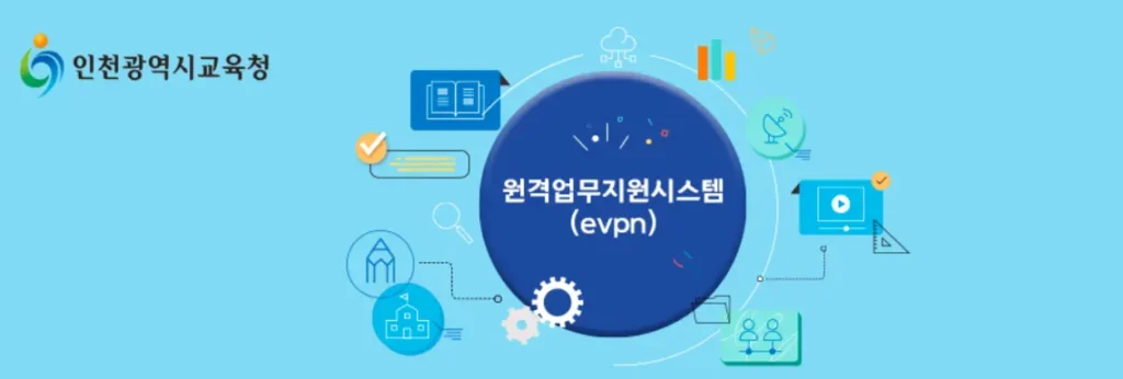 인천교육청-EVPN-원격업무지원시스템-업무포털-1