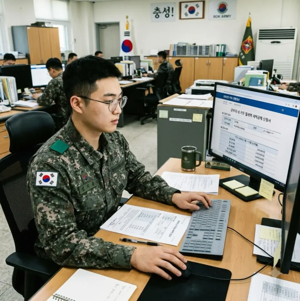 군인-연말정산-시-위수지역