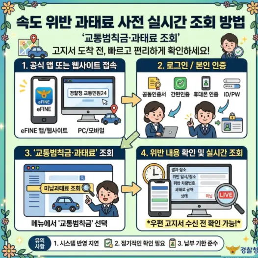 속도-위반-과태료-통지서