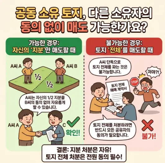 공유-지분으로-된-토지-내-허락-없이-다른-지분권자