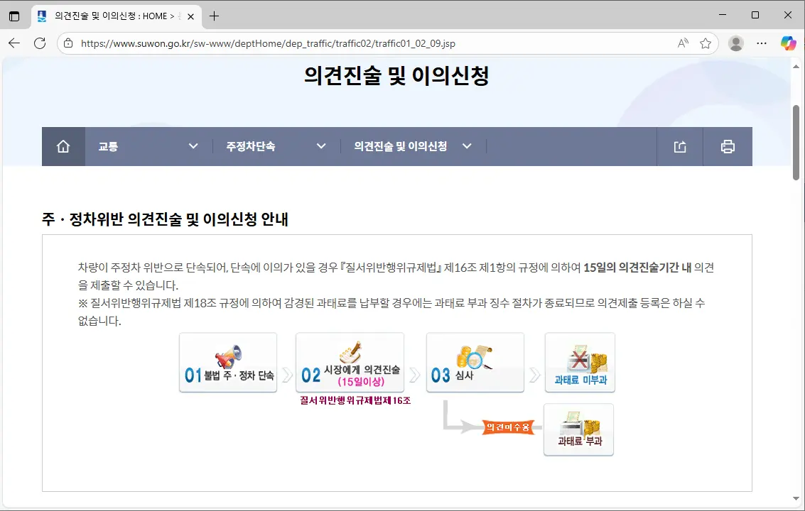 주정차-위반-과태료-이의신청