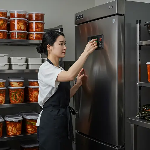 김치냉장고-온도설정