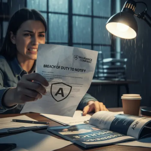 보험사가 고지의무 위반으로 보험 면책 통보-1