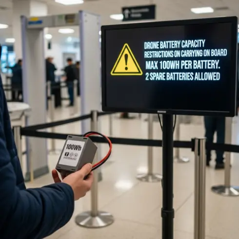 드론 배터리 기내 반입 규정 용량 제한-1