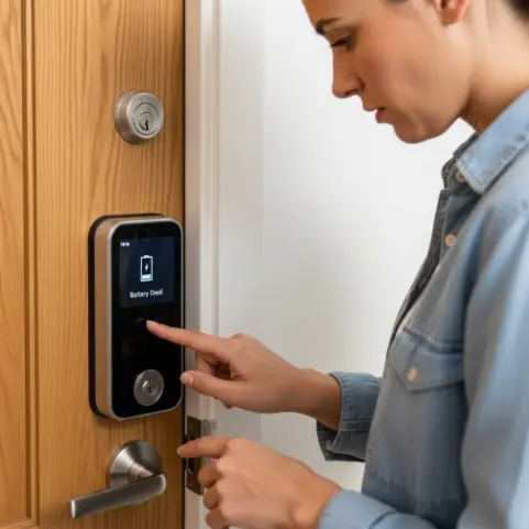 디지털 도어락 배터리 방전-1