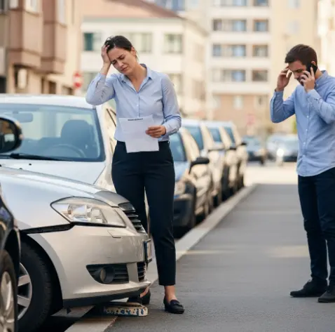 대리운전 기사님이 주차하다 사고-1
