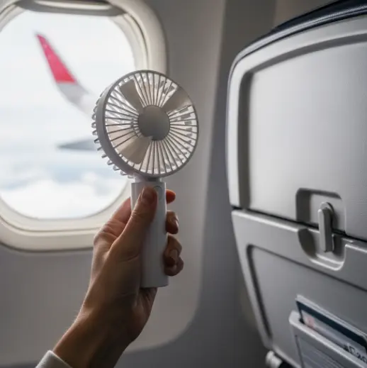 휴대용 미니 선풍기 기내