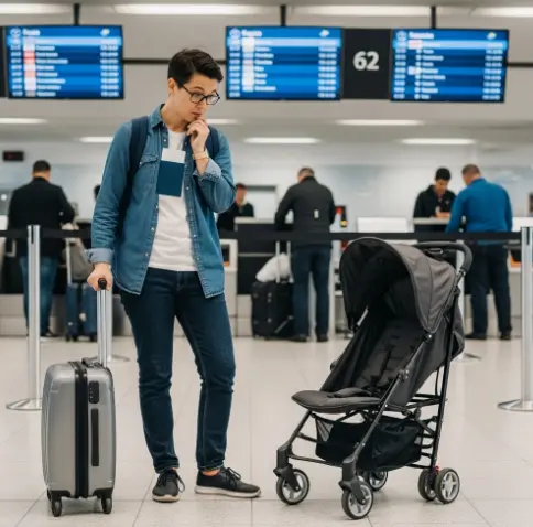 제주도 여행 시 유모차는 기내 반입 위탁 수하물-1