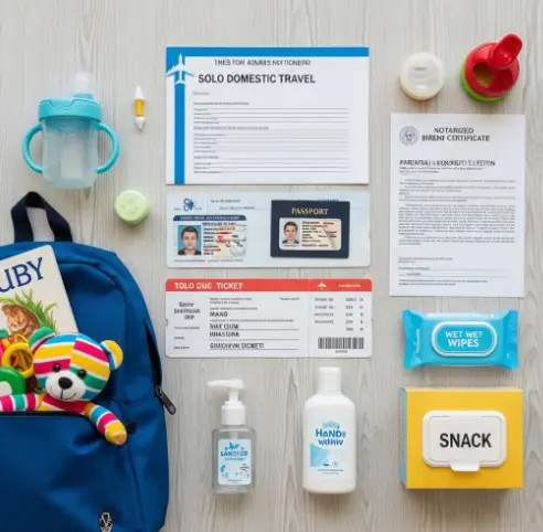 국내선 비행기 미성년자 자녀 혼자 태울 때 필요한 서류-1