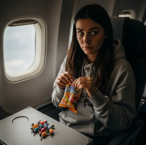 기내에-과자나-젤리-같은-간식