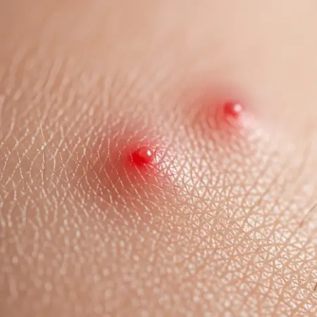 피부에 모기 물린 것처럼 빨간 반점-1