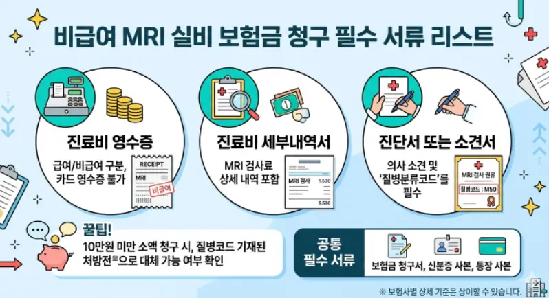 비급여-MRI-실비-보험금-청구