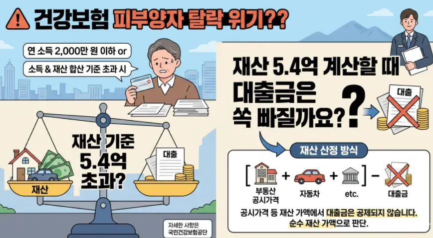 건강보험-피부양자-탈락