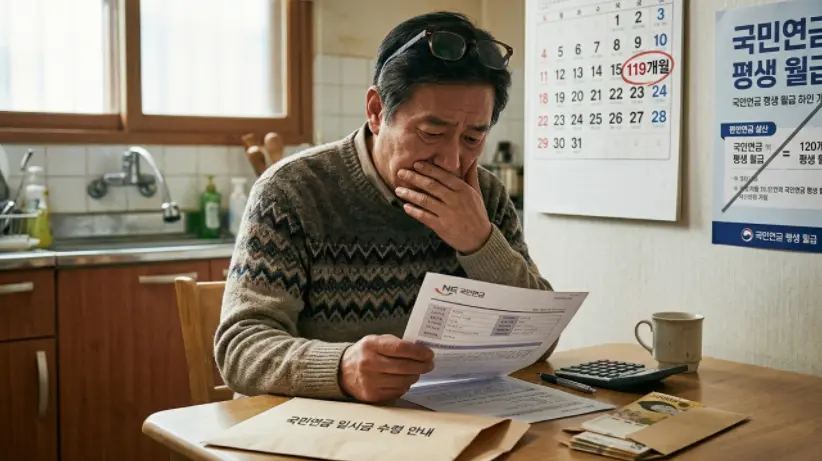 국민연금-가입-기간-119개월