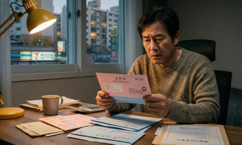 개인사업자-폐업-후-건강보험-지역가입자-고지서