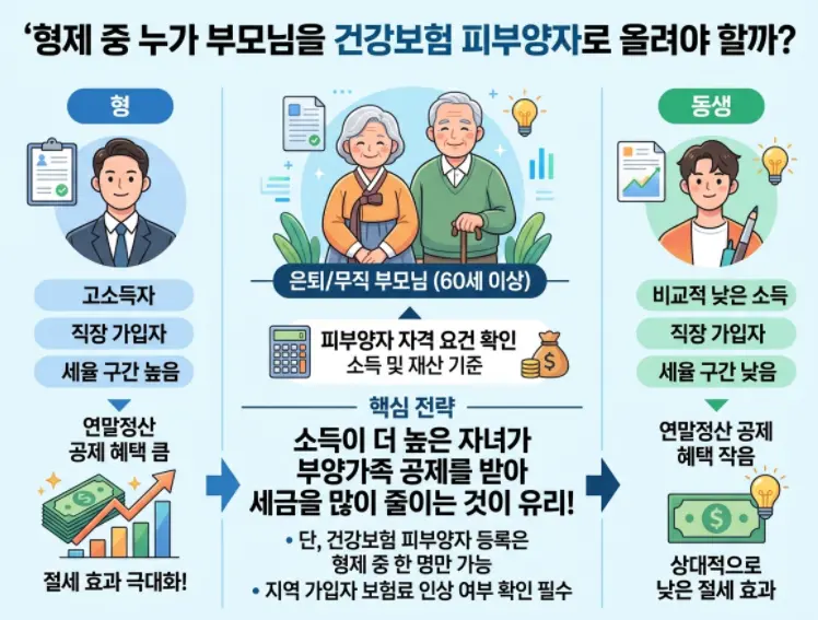 60세-무직-부모님-건강보험-피부양자-자녀
