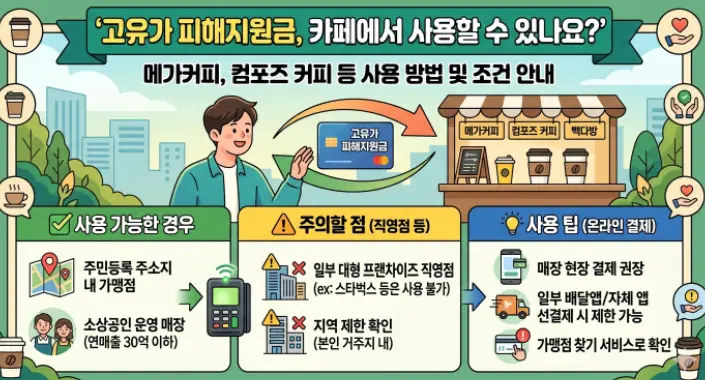 고유가-피해지원금-메가커피-컴포즈 커피