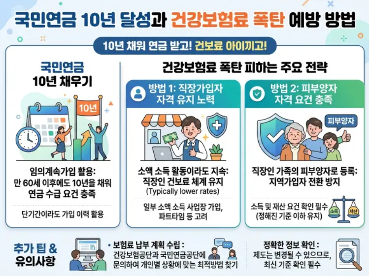 국민연금-10년-채우려다-건보료-폭탄