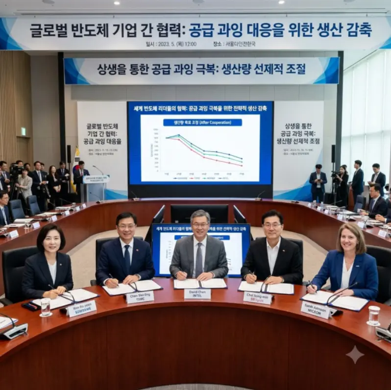 공급 과잉 국면에서 글로벌 반도체 제조사들의 감산 공조