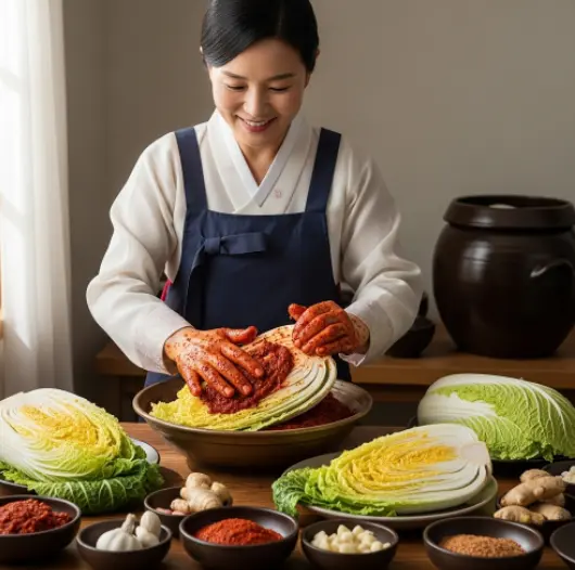 덜절여진-배추로-김장할때